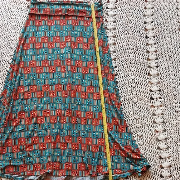 Colorful Geometric Print Women's Skirt - Picture 6 of 7